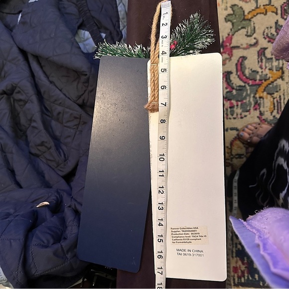 Penn State College FanGear Tis The Season Hanging Wood Holiday Home Decor Wreath - Picture 11 of 16